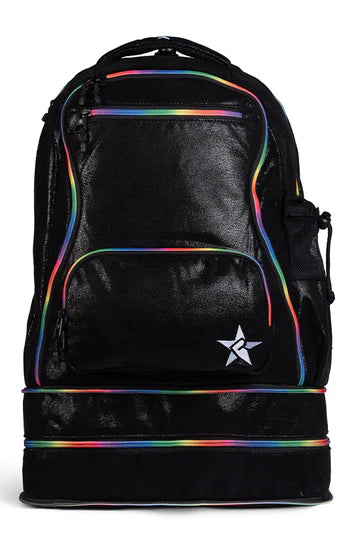 Faux Suede With Rainbow Zipper Dream Bag