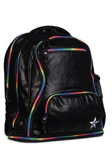 Faux Suede With Rainbow Zipper Dream Bag