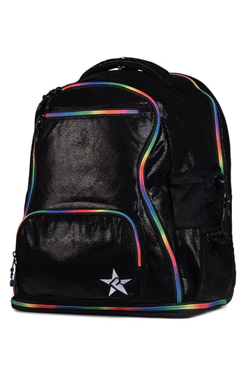 Faux Suede With Rainbow Zipper Dream Bag